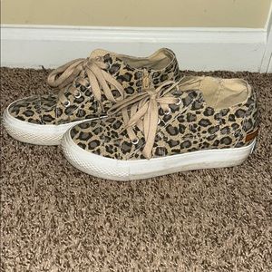 Blowfish Cheetah print sneakers